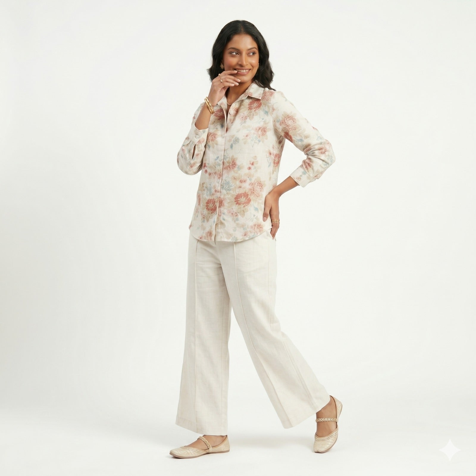 Rose Mist Muslin Cord-set