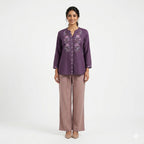 Desert Beige Linen Cotton Flairy Trousers