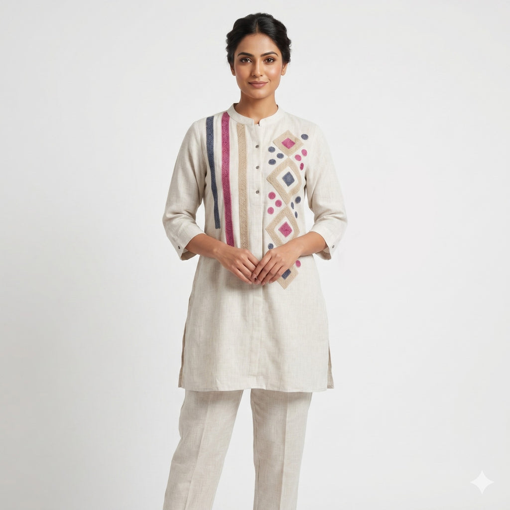 Thread Work Linen Cord-set