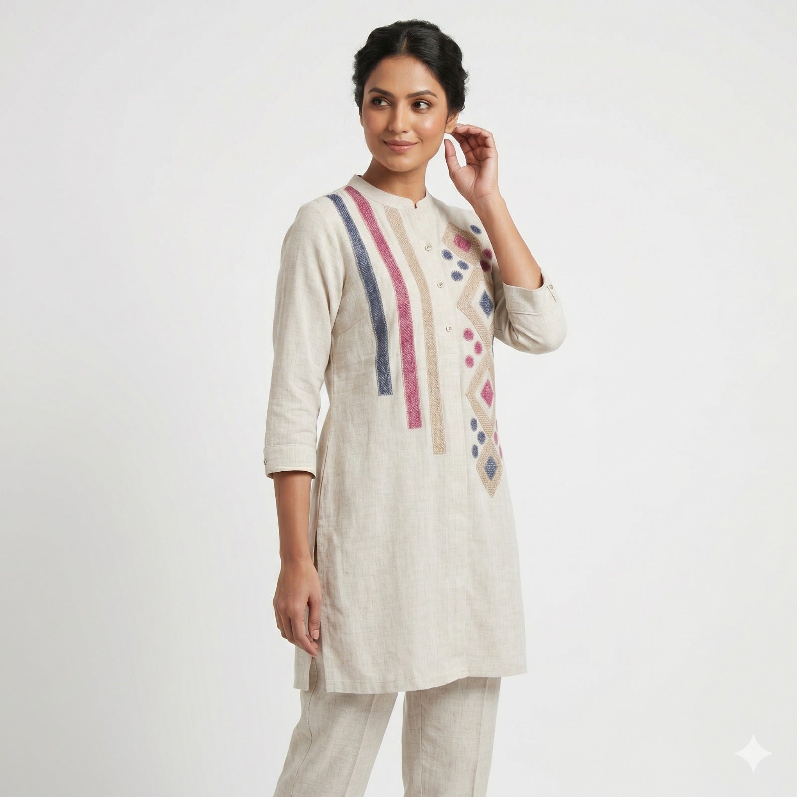 Thread Work Linen Cord-set