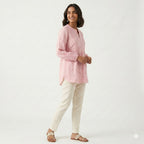 Blush Bloom Embroidered Cotton Top