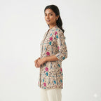 Ivory Garden Cotton Printed Top