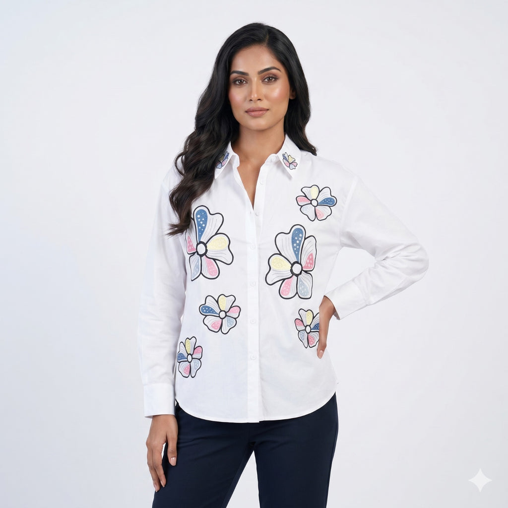 Pastel Bloom Cotton Top
