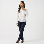 Butterfly Blossom Cotton Top