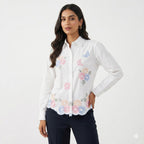 Butterfly Blossom Cotton Top