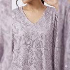 Lavender Luxe Kaftan Top