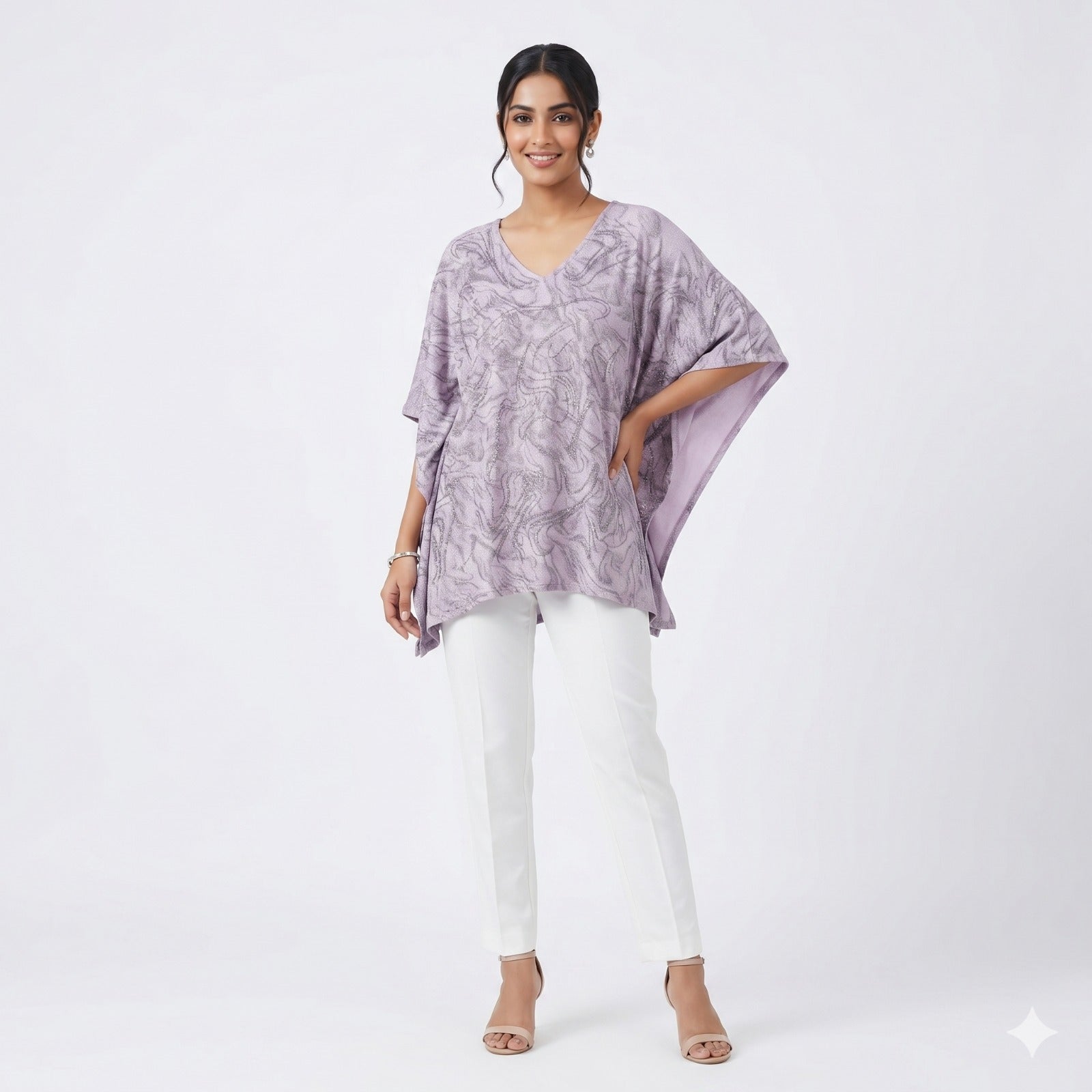 Lavender Luxe Kaftan Top