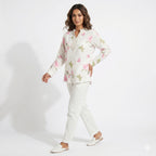 Blush Garden Embroidered Tunic Top