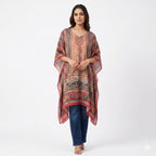 Rose Heritage Printed Kaftan Top
