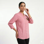 Blush Petal Embellished Georgette Top