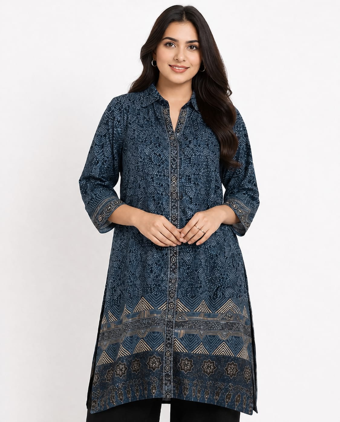 Midnight Mosaic Crepe Cord-set