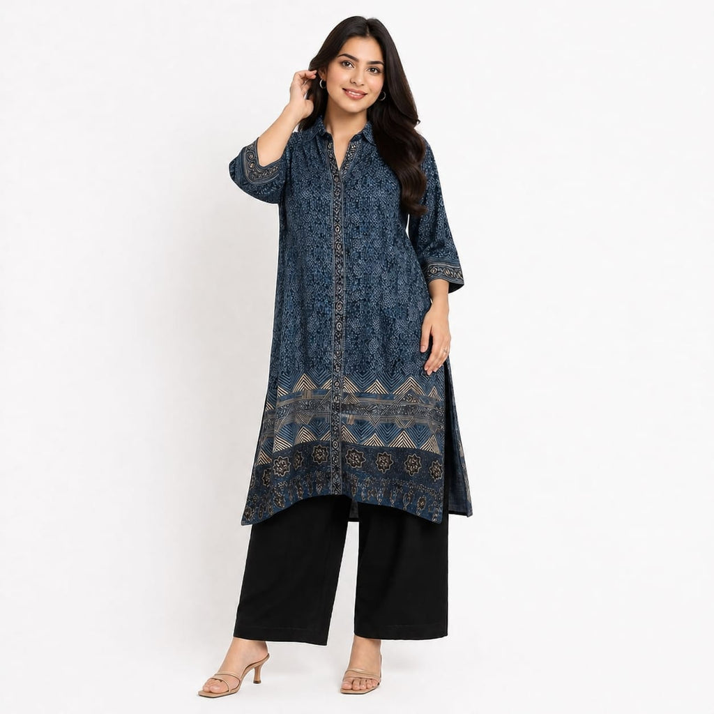 Midnight Mosaic Crepe Cord-set