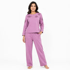 Lavender Bloom Cutwork Cord-set