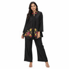 Midnight Floral Elegance Cord-set