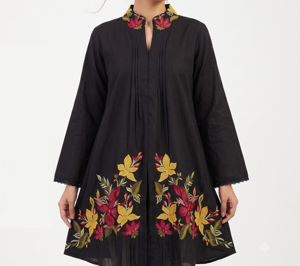 Midnight Floral Elegance Cord-set