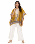 Mustard Paisley Grace Kaftan Top