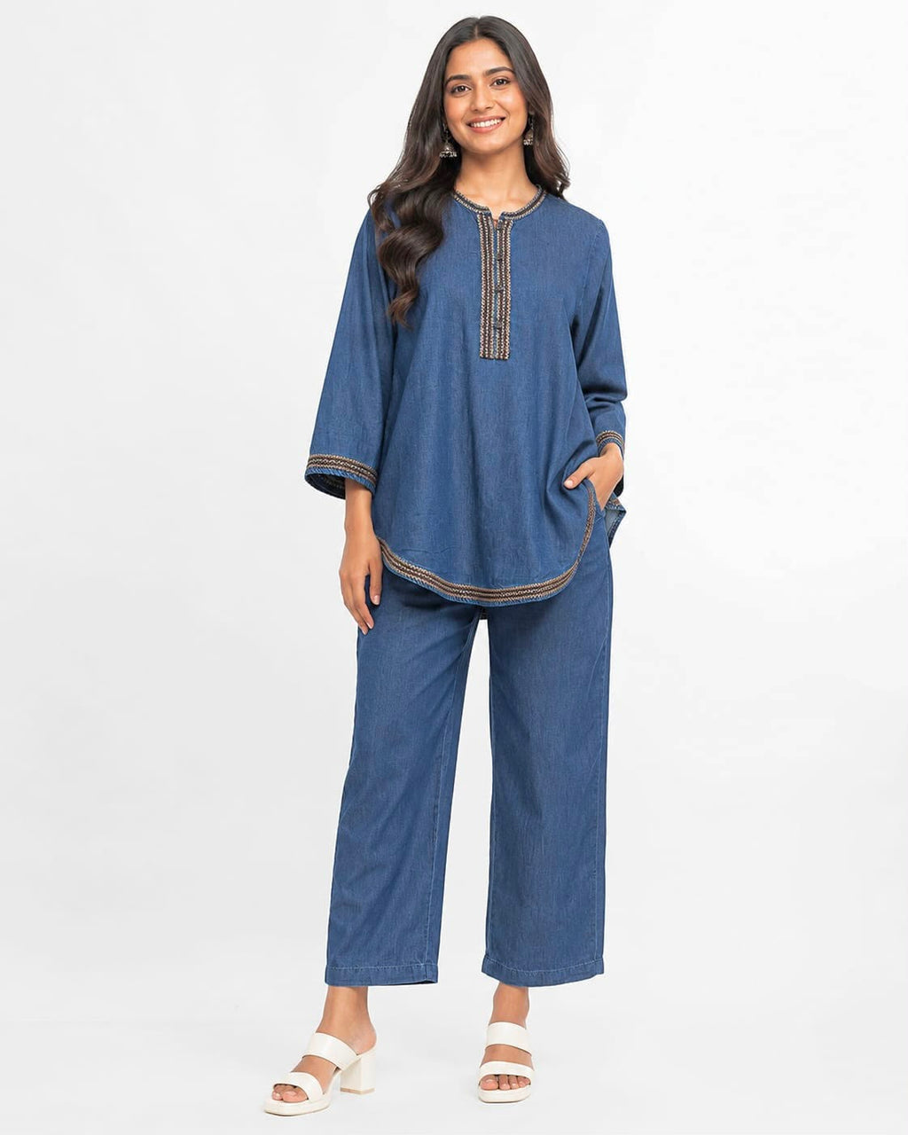 Indigo Artisan Denim Cord-set