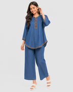 Indigo Artisan Denim Cord-set