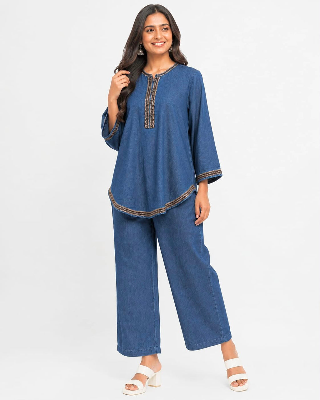 Indigo Artisan Denim Cord-set