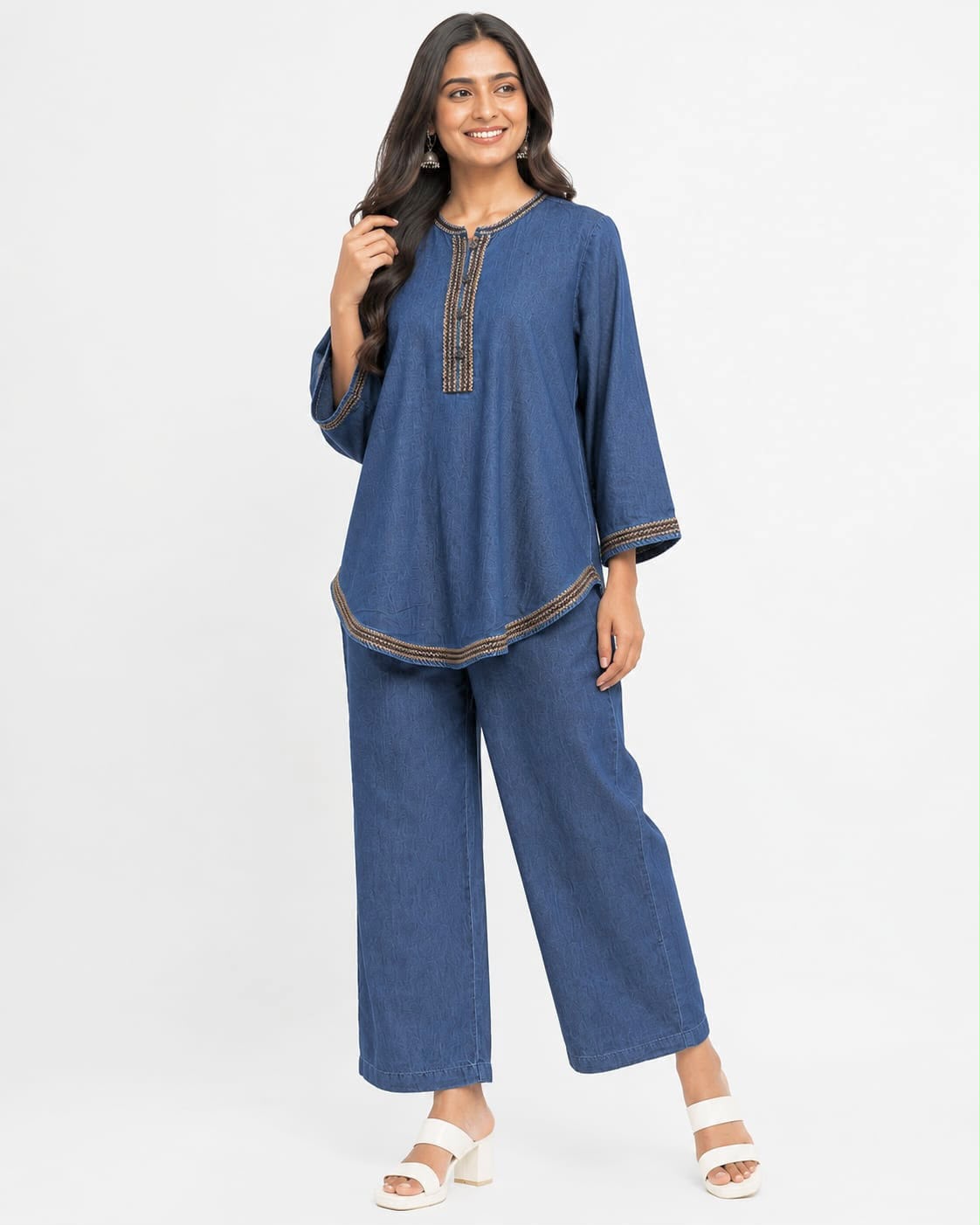 Indigo Artisan Denim Cord-set