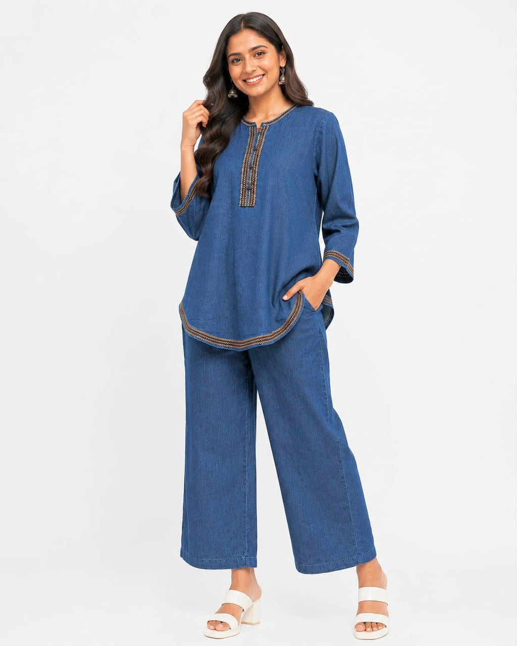 Indigo Artisan Denim Cord-set