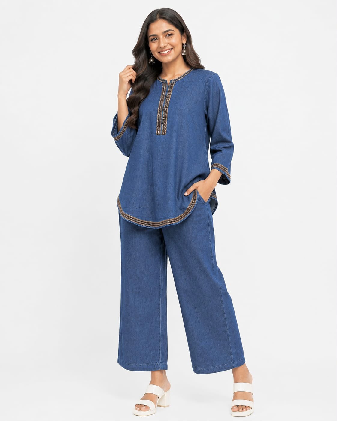 Indigo Artisan Denim Cord-set