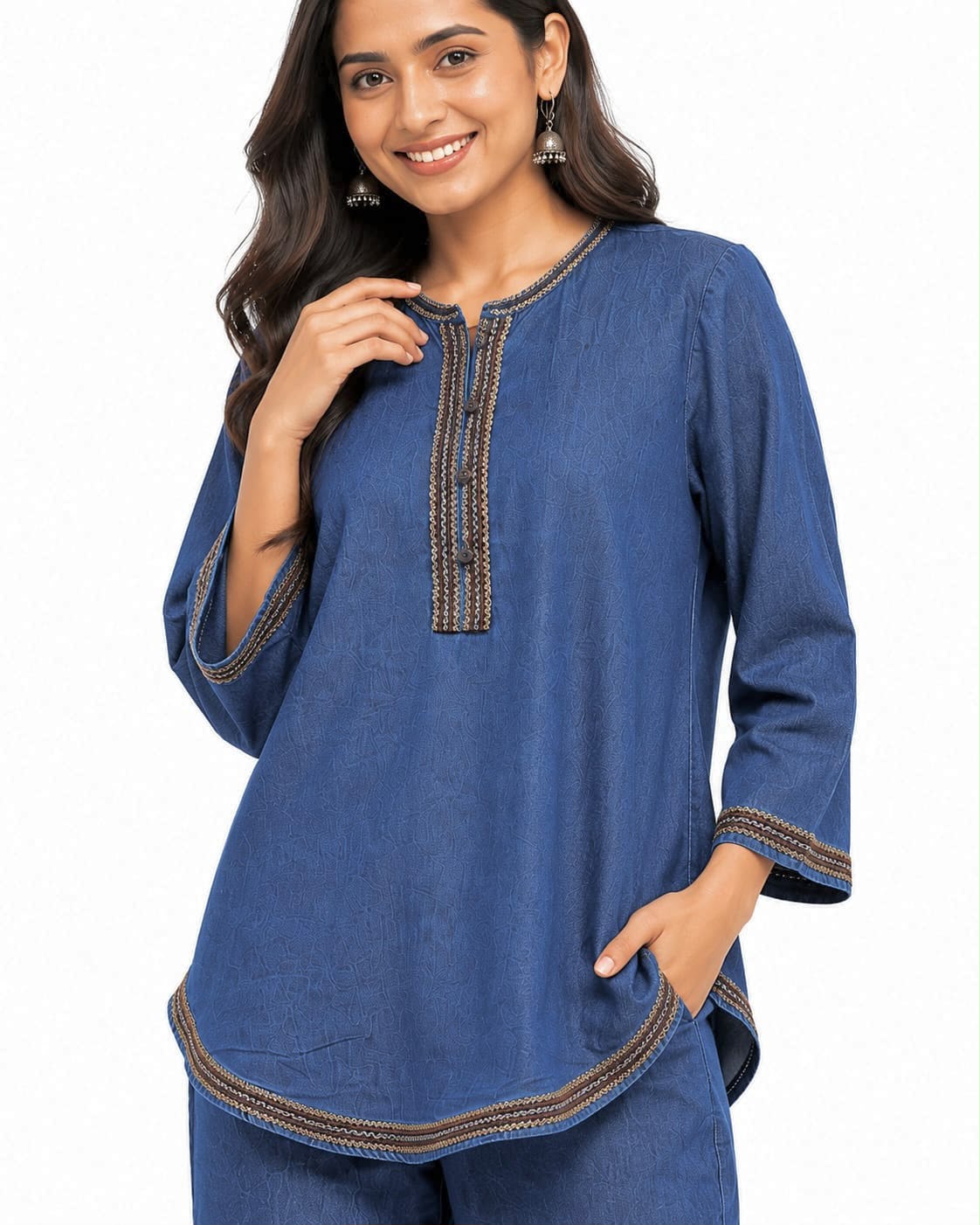 Indigo Artisan Denim Cord-set