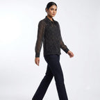 Polka Petal Elegance Top