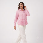 Rosé Lace Whisper Top