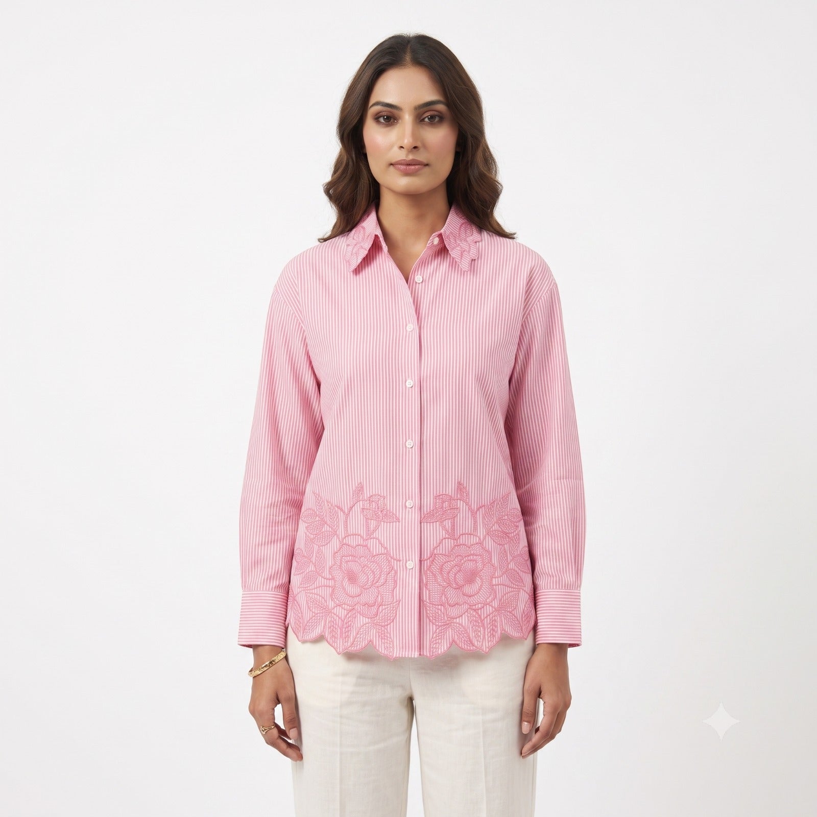 Rosé Lace Whisper Top