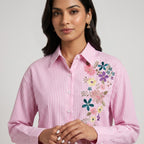 Blush Garden Stripe Top