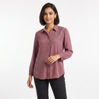 Dusty Rose Feather Gleam Top