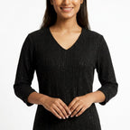 Midnight Stardust Sparkle Top
