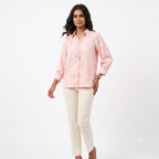 Blush Pearl Tie Top