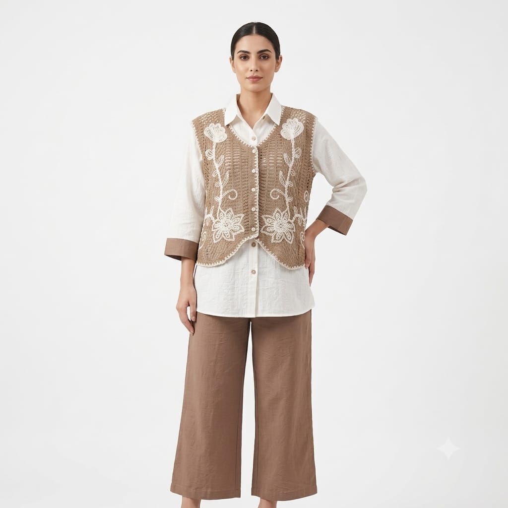 Cozy Bloom 3-Piece Cotton Cord-set