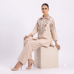 The Ivory Flora Embroidered Cord-set