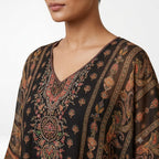 Midnight Paisley Chinon Top