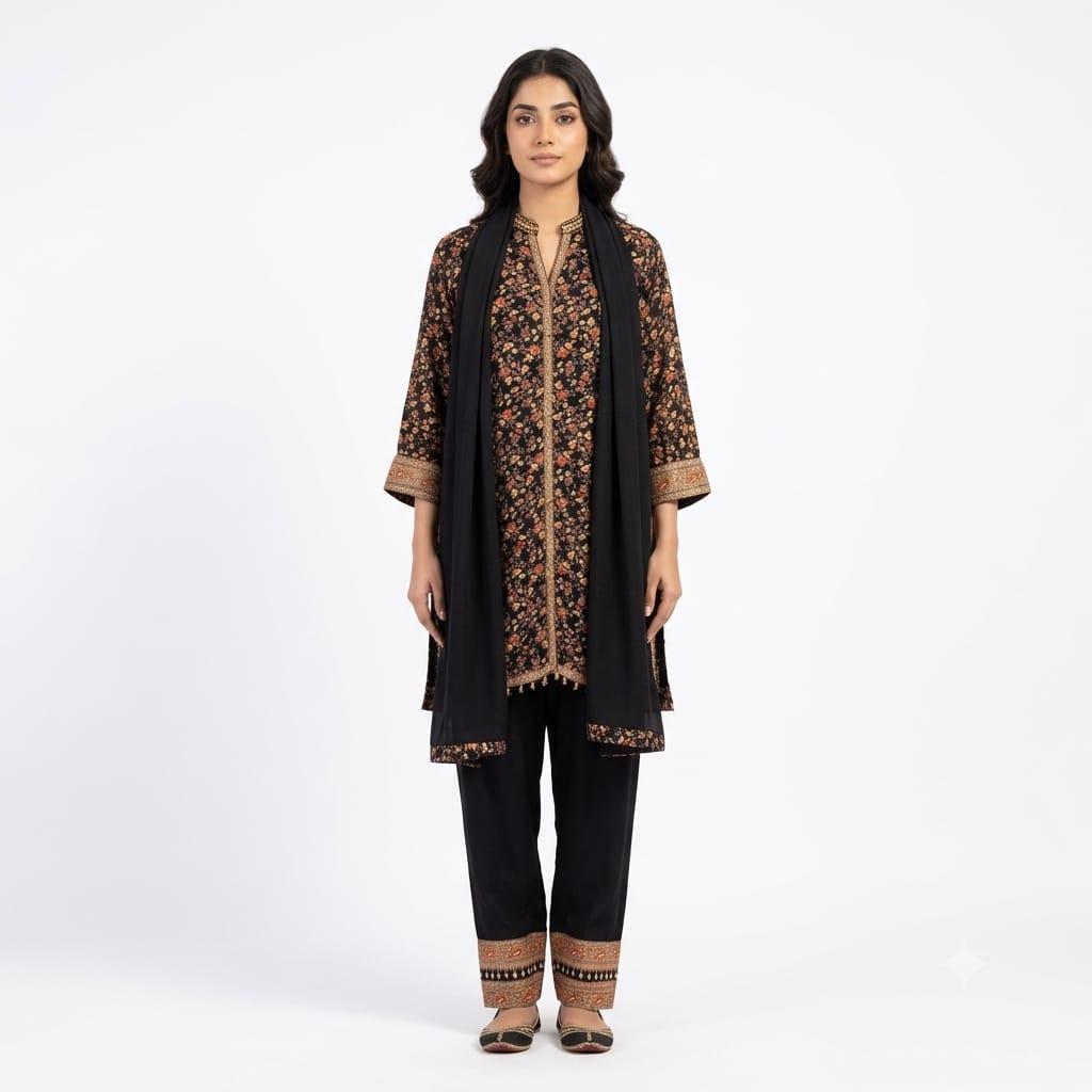 Botanical Georgette Cord-set