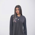 Black Long-Sleeve Top