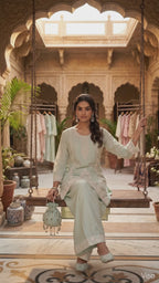 Pastel Sage Green Cord-set